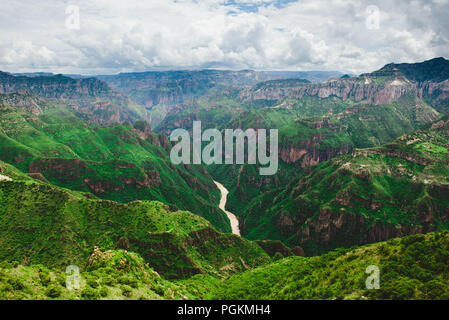 Creel, Chihuahua, Mexico. Creel station, is a population of the Mexican state of Chihuahua, high up in the Sierra Madre Occidental, in the municipali Stock Photo