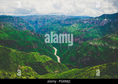 Creel, Chihuahua, Mexico. Creel station, is a population of the Mexican state of Chihuahua, high up in the Sierra Madre Occidental, in the municipali Stock Photo