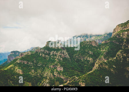 Creel, Chihuahua, Mexico. Creel station, is a population of the Mexican state of Chihuahua, high up in the Sierra Madre Occidental, in the municipali Stock Photo