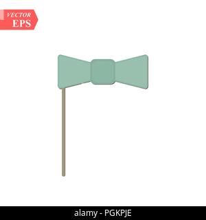 cute bow party icon vector illustration design Stock Vector