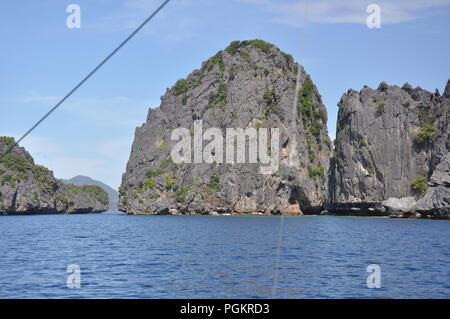 Underground River at El Nido, Philippines Stock Photo