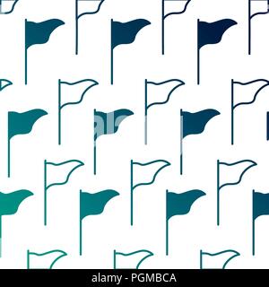 flags direction position location background pattern vector illustration neon Stock Vector
