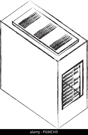 drawing computer system unit Stock Photo - Alamy