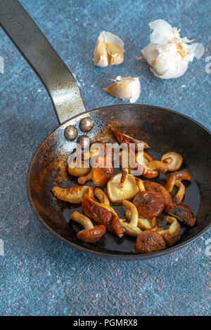 Shiitake Mushrooms Stock Photo