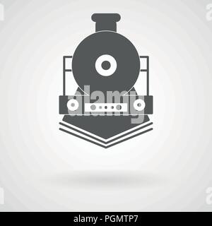 Simple train icon, vector, illustration, eps file Stock Vector