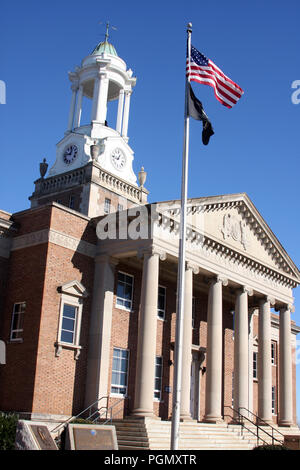 Bedford, VA, USA. Bedford County Courthouse, built in 1930. Stock Photo