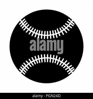 Baseball ball illustration Stock Vector