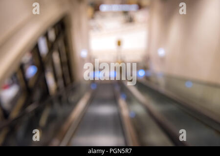 Defocused background image of shopping mall Stock Photo