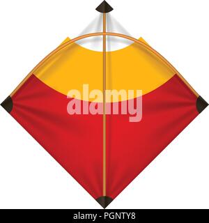 kite colored isolated Stock Vector
