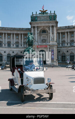 Tourist transport waiting for clients at Neue Burg, Vienna, Austria Stock Photo