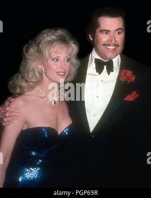 Morgan Fairchild Wayne Newton 1983 Photo By John Barrett/PHOTOlink.net Stock Photo