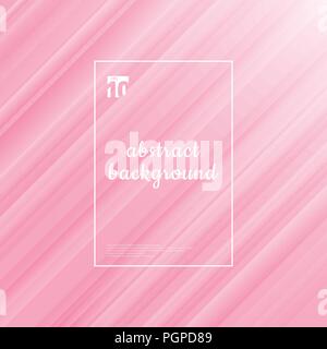 Pink background and texture. Abstract motion striped diagonal line. Vector illustration Stock Vector