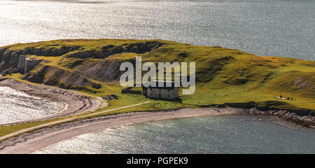 Ard Neakie once the site of an active  limekiln quarry, no longer in use. Stock Photo