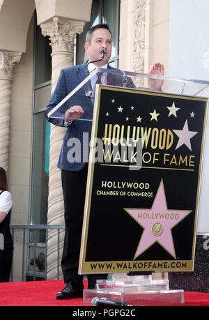 Hollywood, USA. 27th Aug, 2018. Thomas Lennon, attends 'Weird Al' Yankovic Honored With Star On The Hollywood Walk Of Fame at Hollywood Blvdin Hollywood on August 27, 2018 in Los Angeles, California Credit: Faye Sadou/Media Punch/Alamy Live News Stock Photo