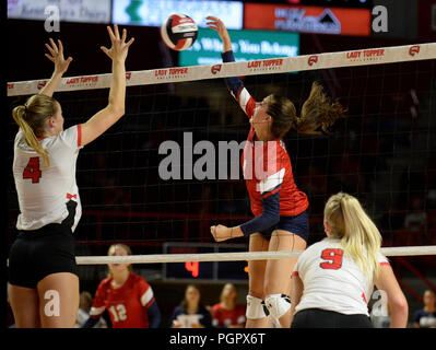 Bowling Green, Kentucky, USA. August 28, 2018 in the match between the Belmont Bruins and WKU Hilltoppers at E.A. Diddle Arena in Bowling Green, KY. Photographer: Steve Roberts. Credit: Cal Sport Media/Alamy Live News Stock Photo
