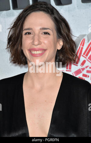 Los Angeles, USA. 28th Aug 2018. Samantha Edelstein at the world premiere of 'Peppermint' at the Regal LA Live. Credit: Sarah Stewart/Alamy Live News Stock Photo