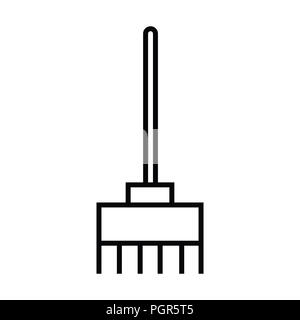 Cleaning Brush Simple Line Icon. Washing Brush Thin Linear Signs Stock  Illustration - Illustration of bucket, design: 96274544