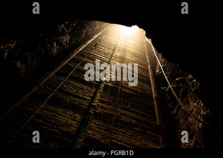 mine shaft sweden Stock Photo