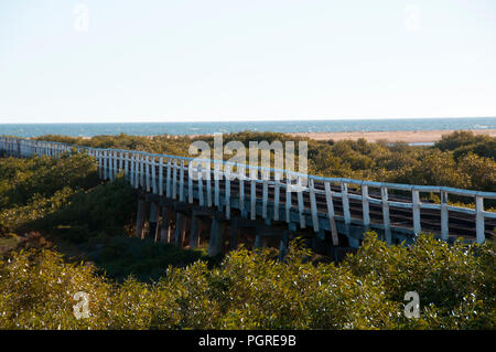 One Mile Jetty - Carnarvon - Australia Stock Photo