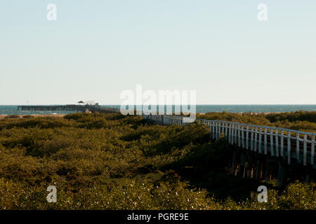 One Mile Jetty - Carnarvon - Australia Stock Photo