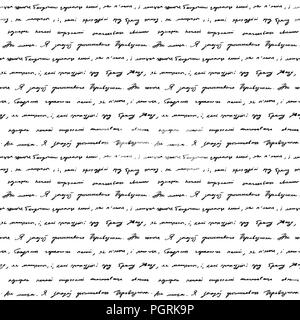 Handwriting background seamless pattern grunge letters words Stock ...