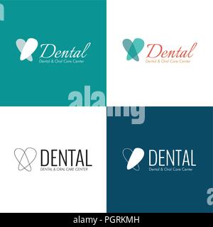 Dental health Clinic Concept Logo Template Stock Vector
