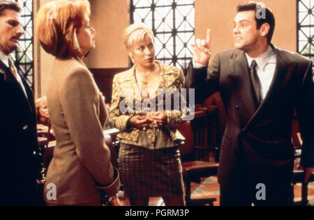 Liar, Liar!, aka: Der Dummschwätzer, USA 1997, Regie: Tom Shadyac, Darsteller: Jennifer Tilly (Mitte), Jim Carrey Stock Photo