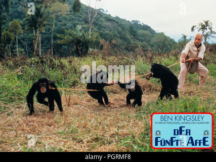 O Quinto Macaco, aka: The Fifth Monkey, aka: Der fünfte Affe, Brasilien/USA 1990, Regie: Eric Rochat, Darsteller: Ben Kingsley Stock Photo