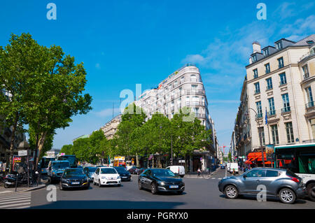 Street Scene, Boulevard des Capucines, Cafe de la Paix, Paris, France ...