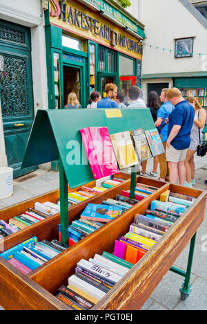Shakespeare & Company, bookshop, Latin Quarter, Paris, France Stock Photo