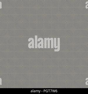 Design seamless monochrome illusion op art  pattern Stock Vector