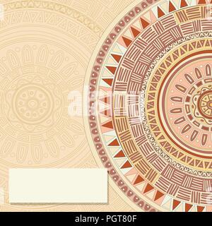 Invitation, text card vector template Stock Vector