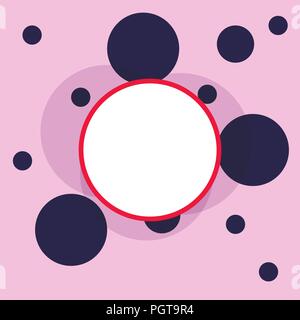 Creative vector background with room for your text in center. Stock Vector