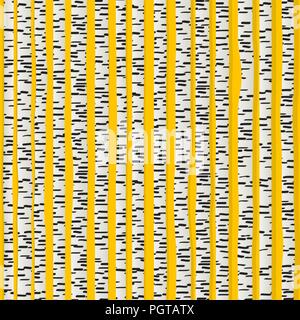 Birch wood seamless pattern design Stock Vector