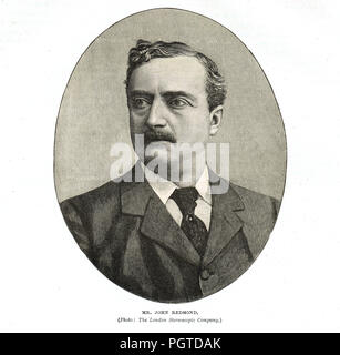 John Redmond - portrait. Irish nationalist politician, barrister, MP ...