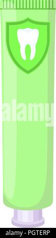 Colorful cartoon toothpaste tube Stock Vector