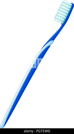 Colorful cartoon toothbrush Stock Vector