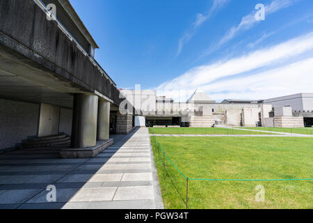 Art Tower Mito, Mito City, Ibaraki Prefecture, Japan. Designed by Japanese architect Arata Isozaki. Stock Photo