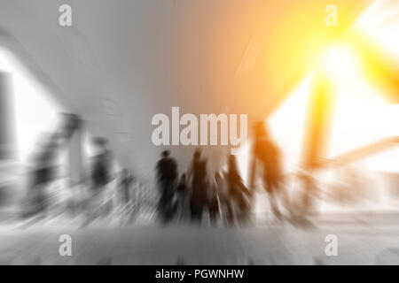 blur footbridge background Stock Photo
