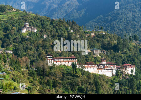 Beautiful Trongsa Dzong - Bhutan Stock Photo