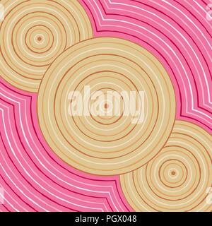 Riverbank abstract Aboriginal dot painting in vector format Stock Vector