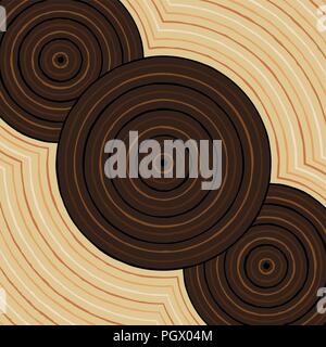 Riverbank abstract Aboriginal dot painting in vector format Stock Vector