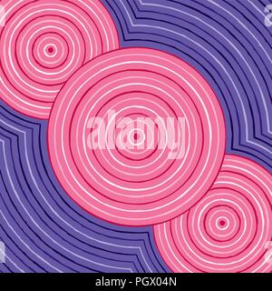 Riverbank abstract Aboriginal dot painting in vector format Stock Vector