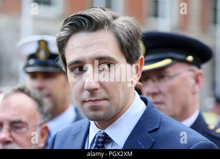 Minister for Health Simon Harris at the launch of a new national day to recognise the unsung heroes from frontline and emergency services at Dublin Castle. Stock Photo