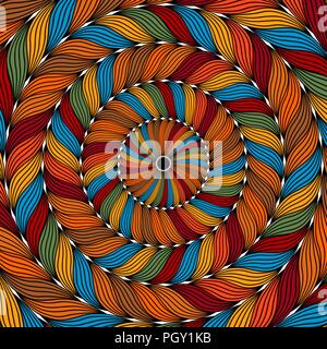 Colored rope background Stock Vector