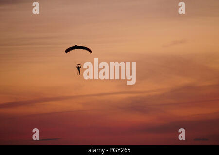 Parachutiste - Parachutist Stock Photo