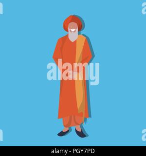 Elderly rajasthani man Stock Vector Images - Alamy