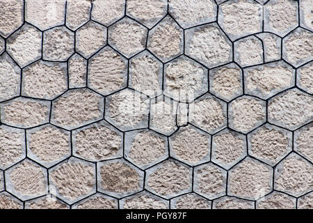 Polygonal, hexagon, wall design backround Stock Photo