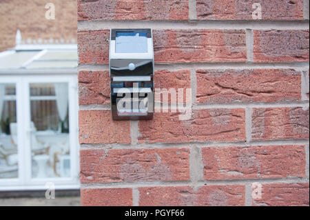 wall mounted solar light Stock Photo