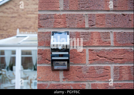 wall mounted solar light Stock Photo